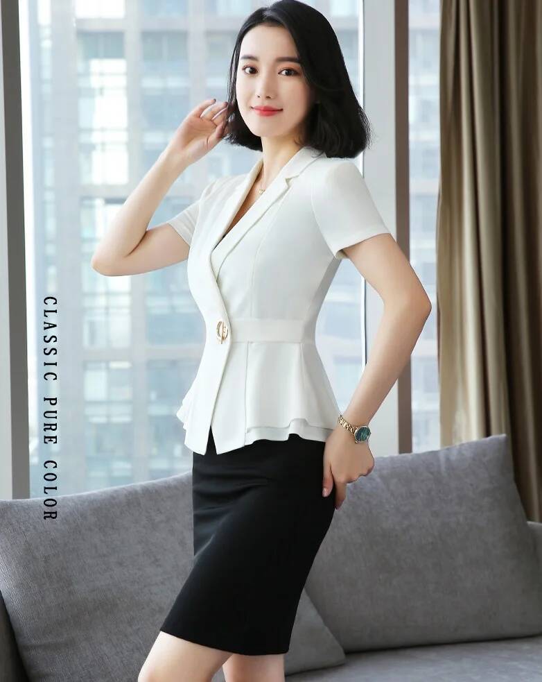Formal Uniform Styles Blazers  - огляд і ціна Women Formal Office Wear Tops