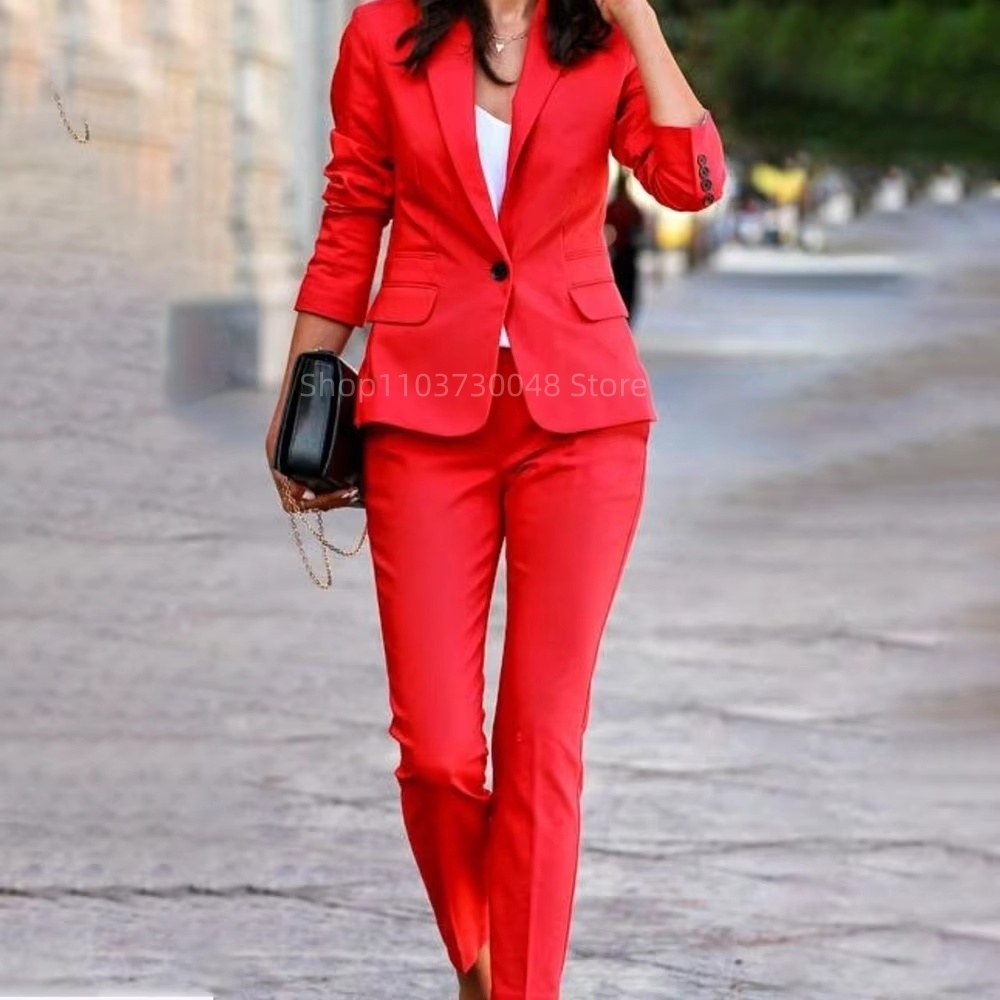 Fashion Office Ladies Blazer a - огляд і ціна Women'S Formal Wear Suits